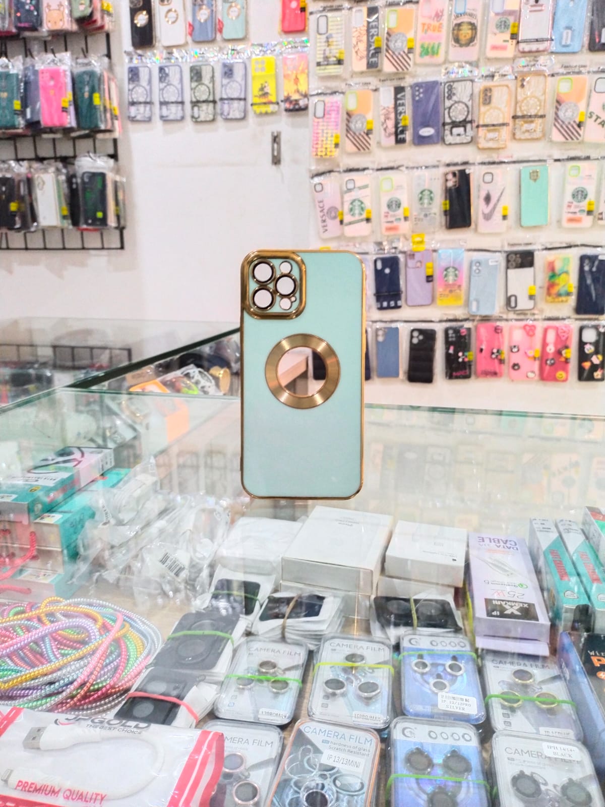 Pink and Blue iPhone 12 Cover