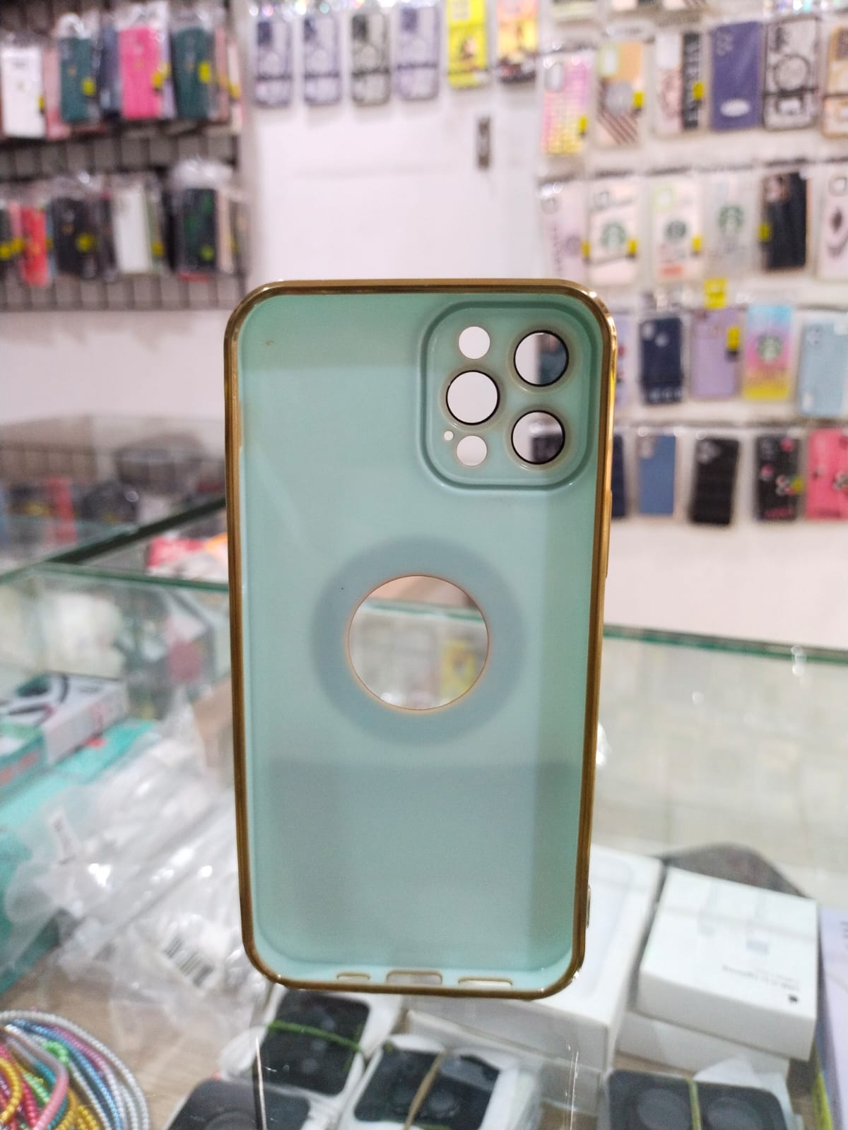 Pink and Blue iPhone 12 Cover