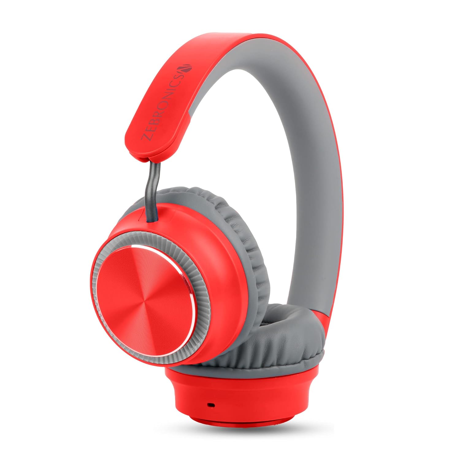 ZEBRONICS Zeb-Bang PRO Bluetooth v5.0 On Ear Headphone (Red, 1year warranty)