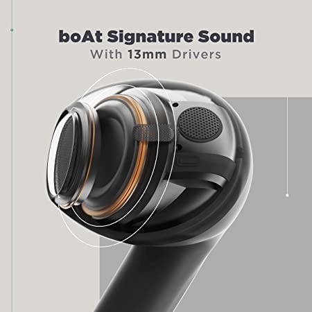 boAt Airdopes Atom 81  ( Black, 1 year Warranty)