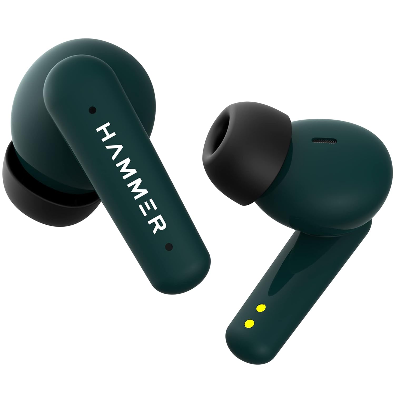 HAMMER Airflow Plus TWS Earbuds (Emerald Green, 1 year warranty)