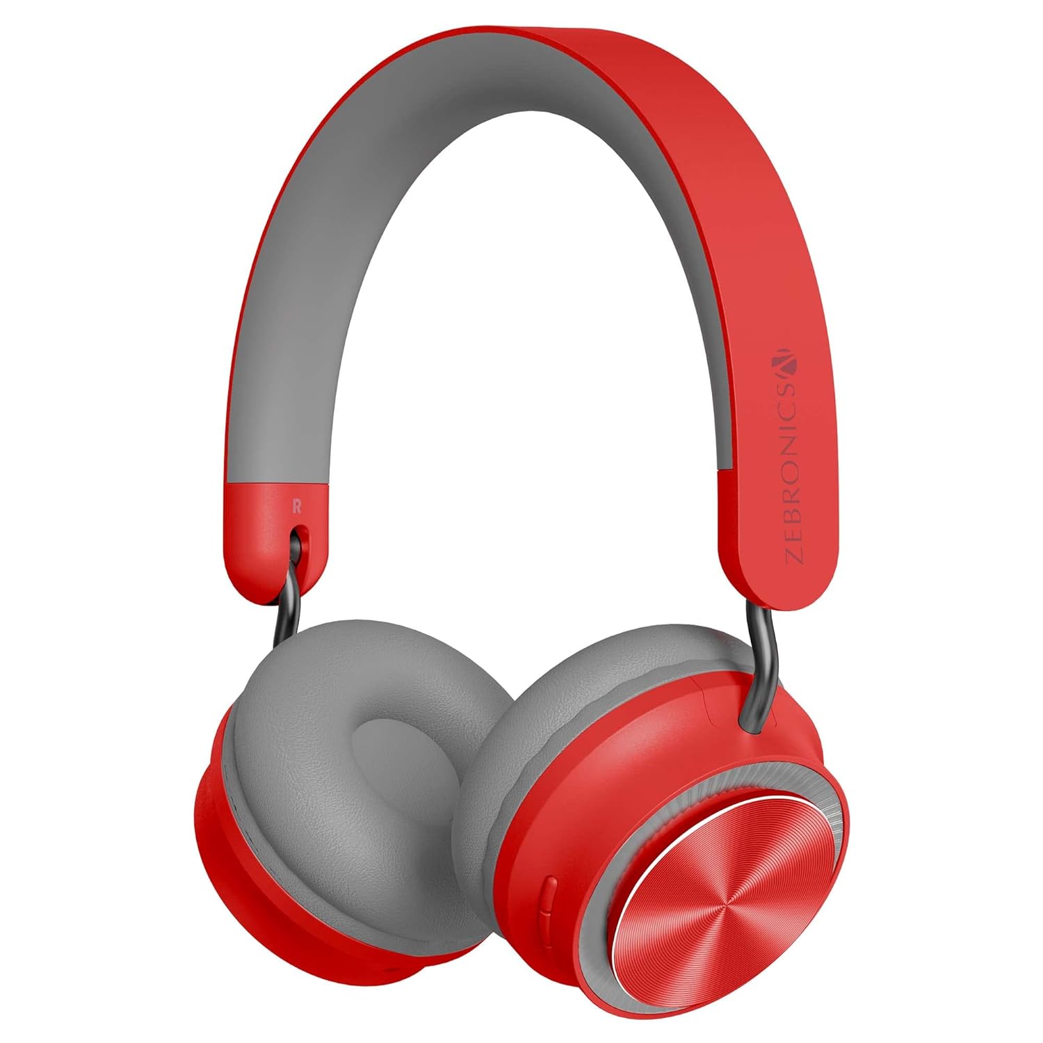 ZEBRONICS Zeb-Bang PRO Bluetooth v5.0 On Ear Headphone (Red, 1year warranty)