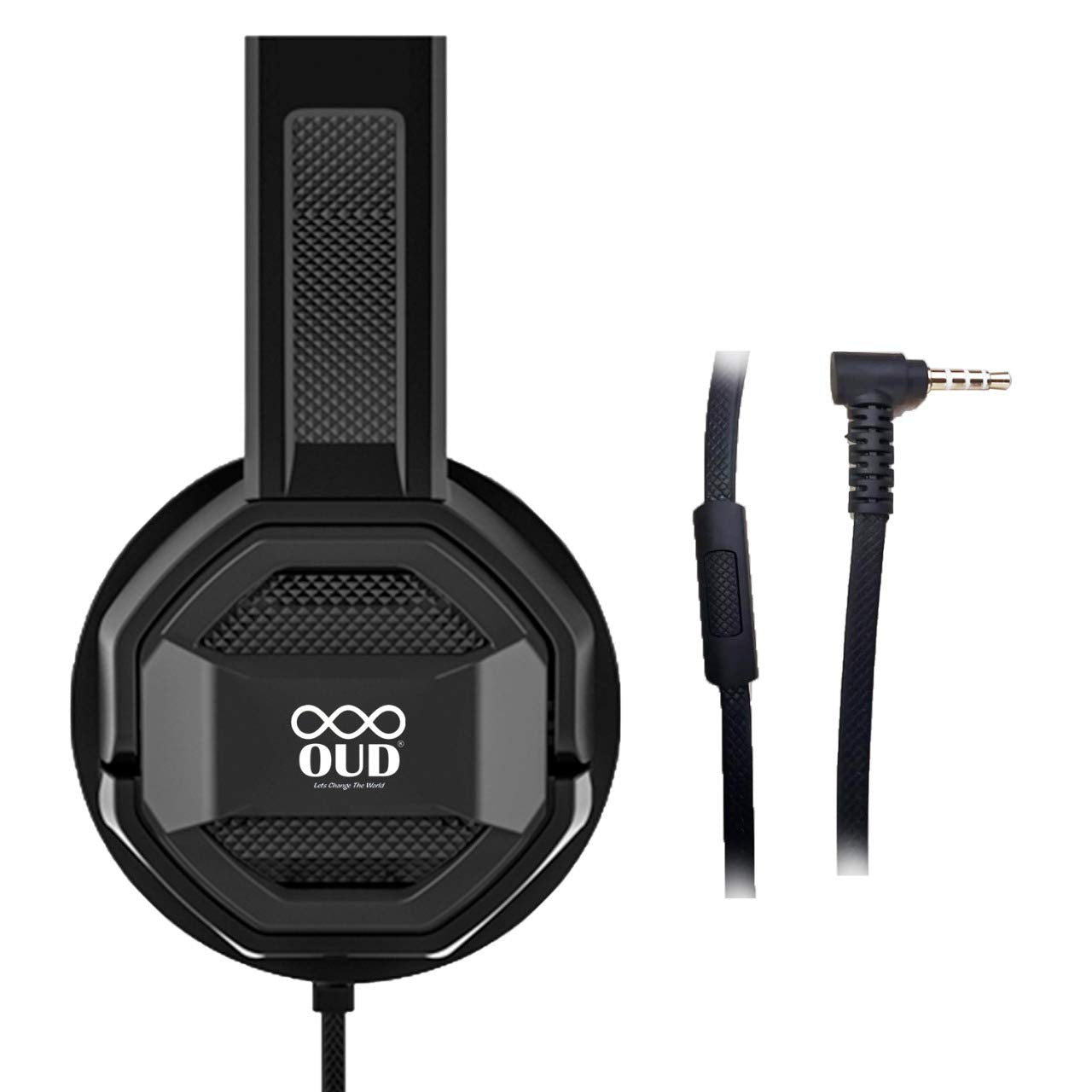 OUD Champ Wireless Bluetooth Over the Ear Headphone with Mic (Black)