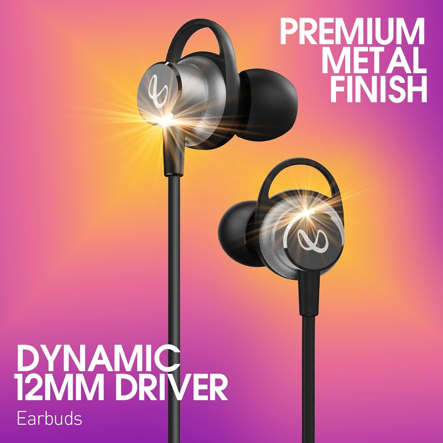 Infinity - JBL Tranz N400, in-Ear Headphones with 36 Hr Playtime ( black, 1 year warranty)