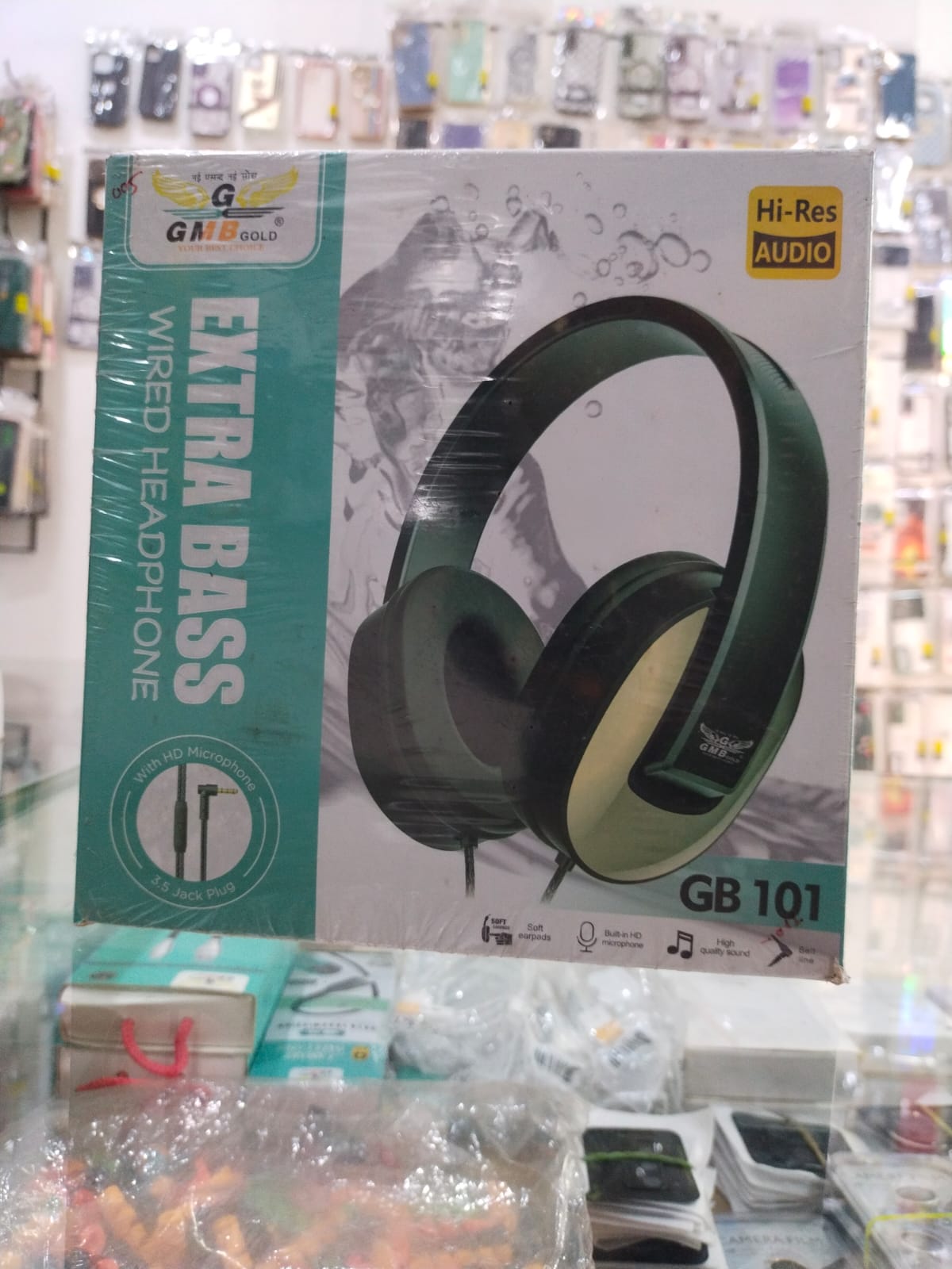 GMB GOLD WIRED HESDPHONE GB - 101 Wired Headset