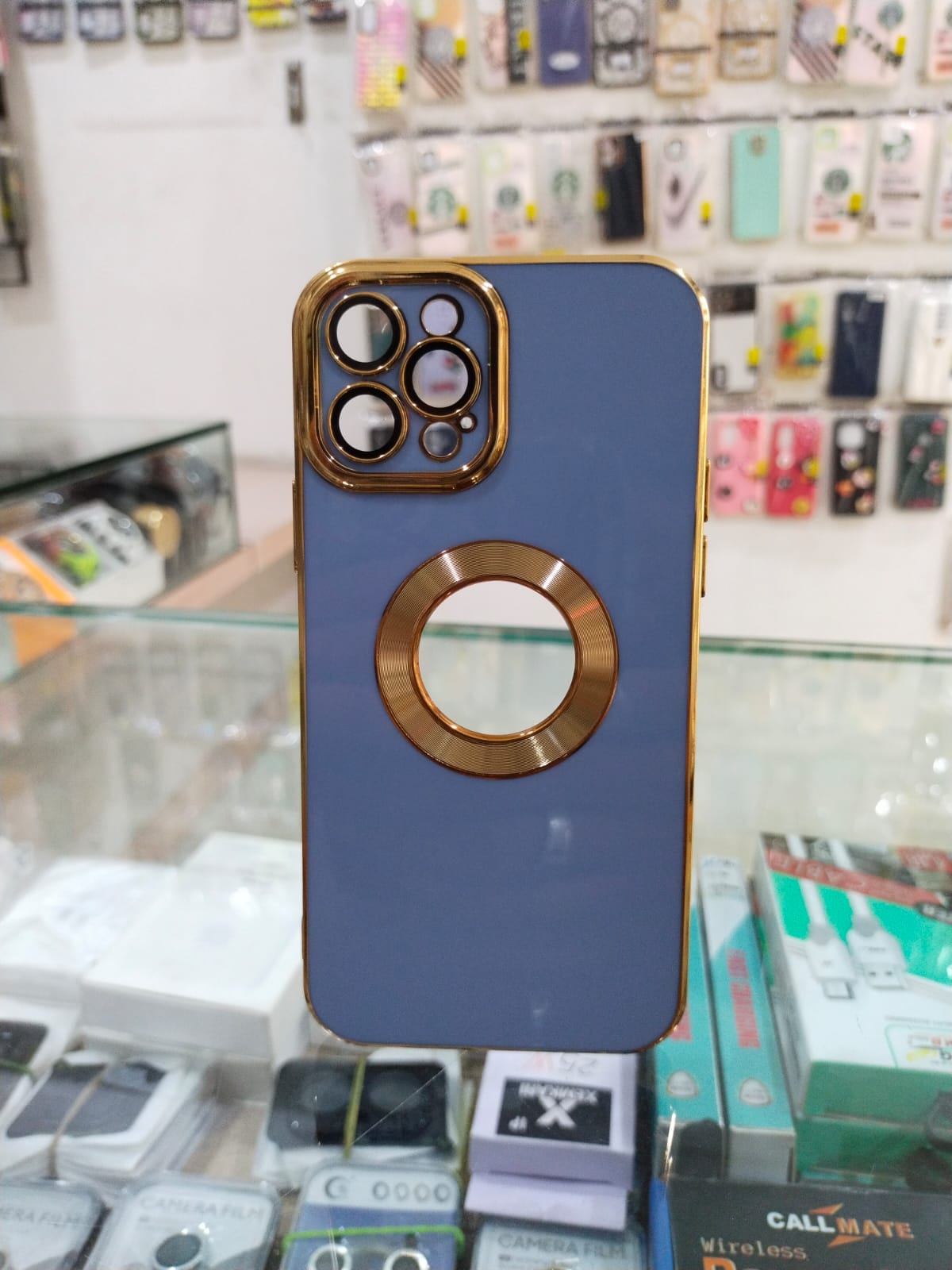 Pink and Blue iPhone 12 Cover
