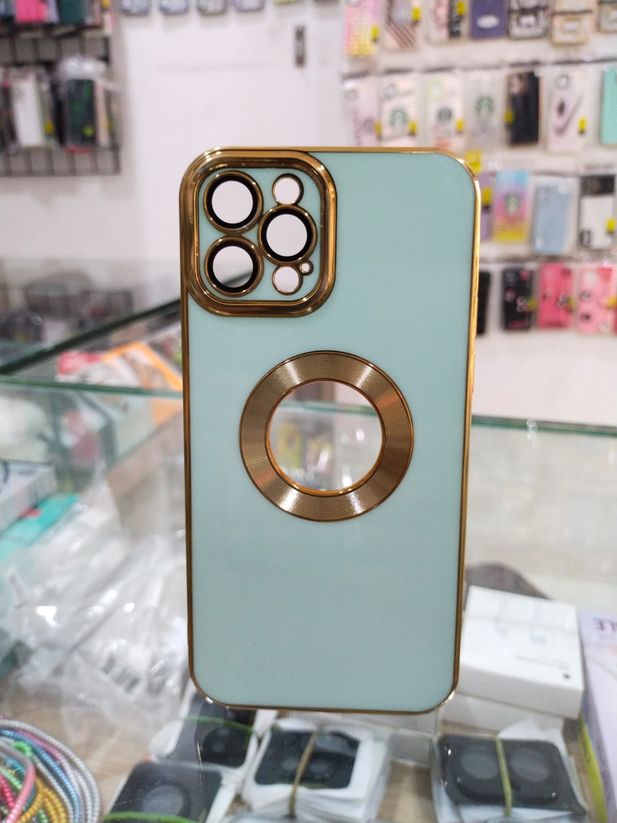 Pink and Blue iPhone 12 Cover