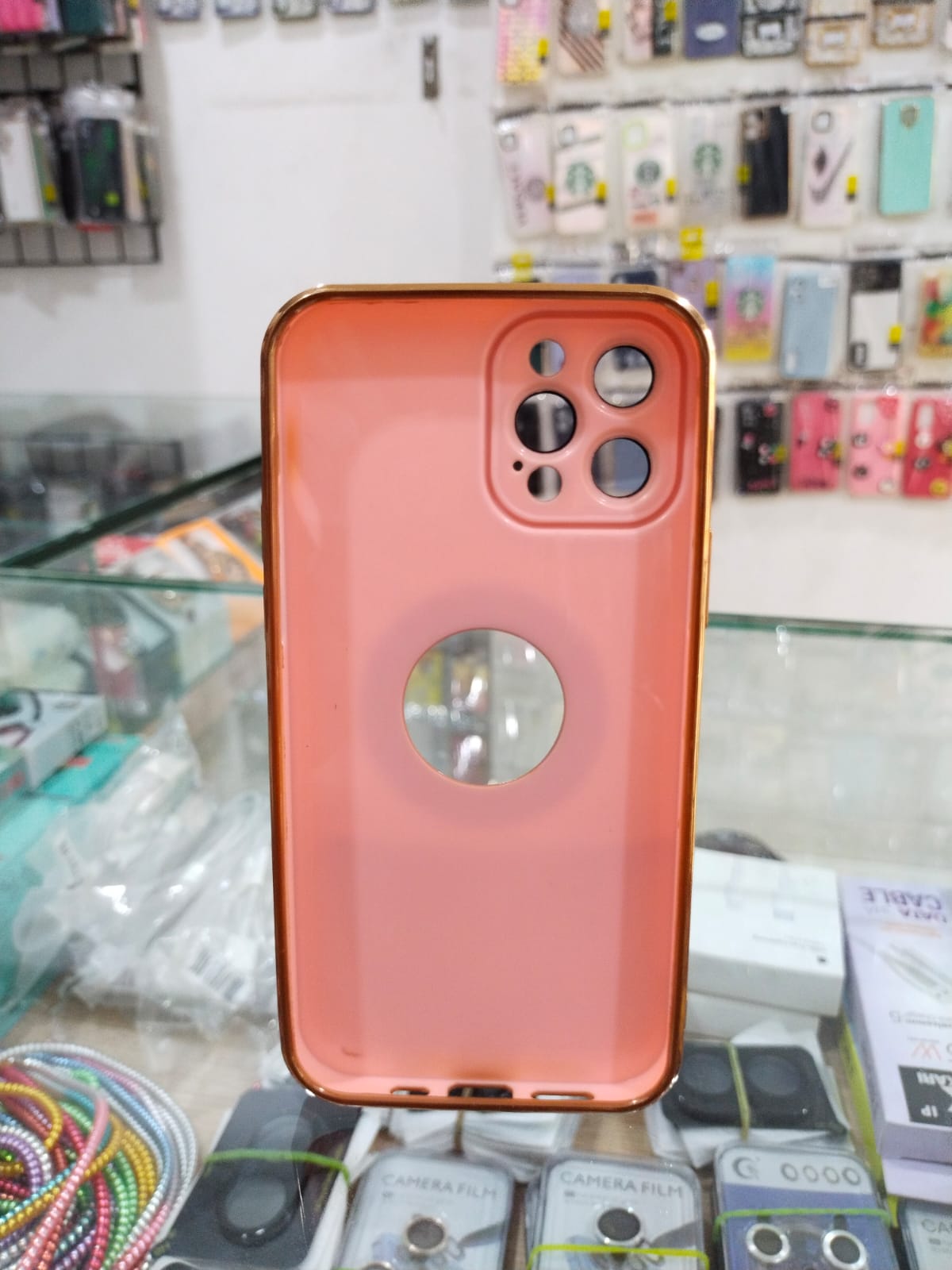 Pink and Blue iPhone 12 Cover